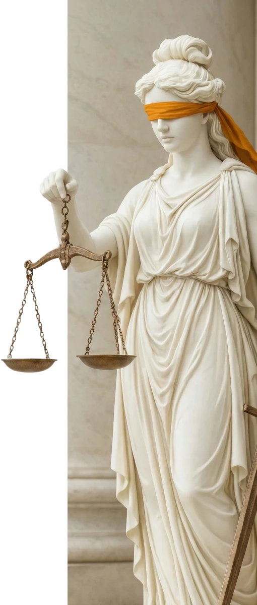 Statue of Lady Justice symbolising legal integrity and professional legal services in the UAE